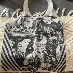 Vintage tank top rock band